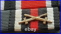 9116? German post WW2 1957 pattern ribbon bar Iron Cross Close Combat Clasp