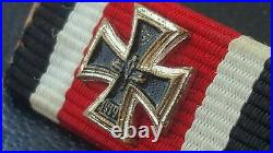 9469? German post WW2 1957 pattern ribbon bar Iron Cross Close Combat Clasp