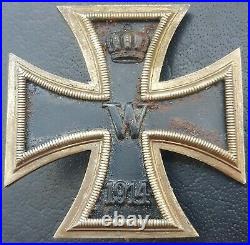 9606 German WW1 Iron Cross First Class medal Eisernes Kreuz L/13 P. Meybauer