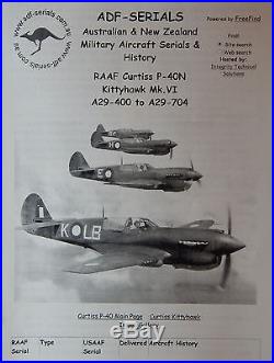 Australian World War 2 Medal Group Mia 1944 Kittyhawk Fighter Pilot Raaf Z0030