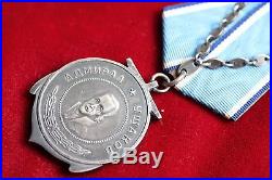 Authentic Russian Soviet Navy Admiral Ushakov Medal, Ww2