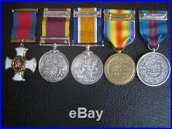 A Ww1 And China 1900 Mesopotamia Frontier Force Dco MID Medal Group Wia Etc