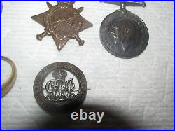 Amazing Group Of British Ww1 Medals Ones Man With Name