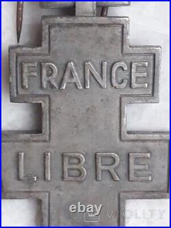 Antique Commemorative Medal Voluntary Service Ranks the Free French Badge Rare