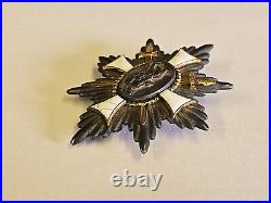 Antique WW1 German Field Honor Badge Hamburg Deutsches Feld-Ehrenzeichen Medal