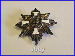 Antique WW1 German Field Honor Badge Hamburg Deutsches Feld-Ehrenzeichen Medal