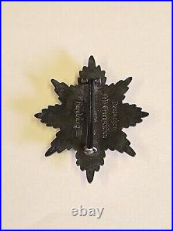 Antique WW1 German Field Honor Badge Hamburg Deutsches Feld-Ehrenzeichen Medal