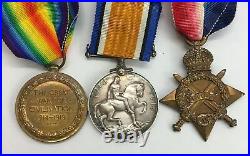 Antique X3 WW1 Medals Prisoner Of War Leslie Southam X2badges X3 Papers