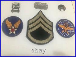 Army Air Force Victory Conduct Defense Sharpshooter Patches Medals Pins WW2