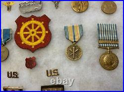 Army Nurse Corps WWII Korean War Era Medals / Dog Tags / Insignia Group