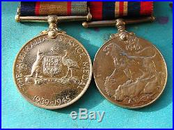 Australia Ww2 Sgt Tx15792 (t62505) Macey Charles Edgar Adcs Detachment Medals