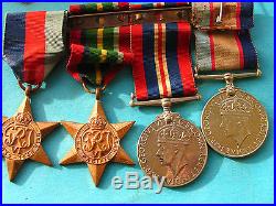 Australia Ww2 Sgt Tx15792 (t62505) Macey Charles Edgar Adcs Detachment Medals