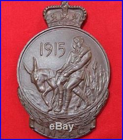 Australian 1967 Anzac Commemorative WW1 Gallipoli Medal/Plaque