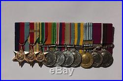 Australian MSM Long Service WW2 Korea medal group of ten