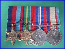 Australian Pacific medal group of four. World War 2. Prisoner of War Sandakan