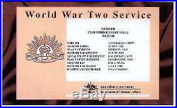 Australian WW2 Africa star group of 5 medals. RAN. Africa, Pacific. AIF service