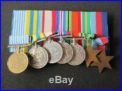 Australian WW2 and Korean War medal group. Royal Australian Navy