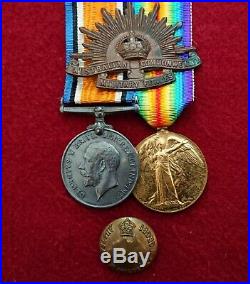 Australian Ww1 Pair Casualty Medals
