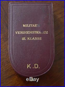 Austria WW1 Cross Military Merit 3 Cl 1914-1918 Medal Decoration Austrian Kaiser