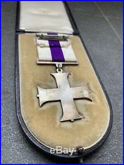 Authentic, Gorgeous WW1 MC Military Cross Medal in Original Case of Issue
