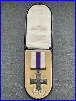 Authentic, Gorgeous WW1 MC Military Cross Medal in Original Case of Issue
