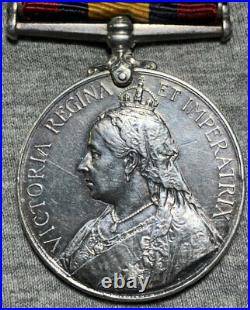 Boer War Queens South Africa Silver Medal 1st East Lancashire Regiment WWI ww1