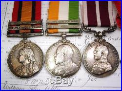 Boer War & WW1 Meritorious Service Medal group Sgt Upton East Kent & Essex Regt
