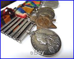 Boer War, WW1 & WW2 Named Medal Group Yorkshire Hussars