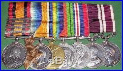 Boer War & Ww1 Medal Group With Msm, Vol. Coy. Cheshire. Regt & Royal Engineers