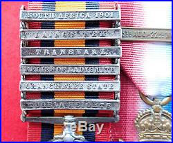 Boer War & Ww1 Medal Group Wounded Ladysmith Ex Seaman Johns Devon & York Regt