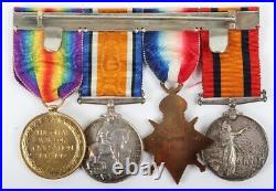Boer War and WW1 Medal Group of Four Commander William Malcolm Martyr Robinson
