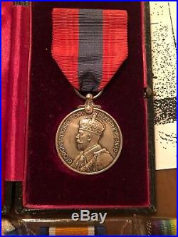 Boer War ww1 Army Postal Office Corps Medal Group Of 5 Queens South Africa Medal