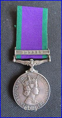 Borneo Csm Campaign Service Medal Awarded To 22825747 Cpl P J Simmons Raoc