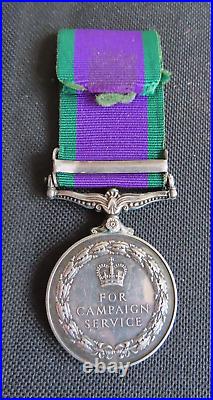 Borneo Csm Campaign Service Medal Awarded To 22825747 Cpl P J Simmons Raoc