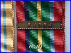 Boxed Atlantic Pacific Star with Burma Clasp Group N. T. J. Bevan Lived Ealing
