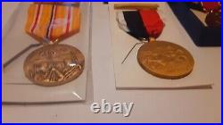 Boxed WW2 US Navy Army Issue Campaign MEDALS? - Lot Of 6 US MINT -S&A ORDER