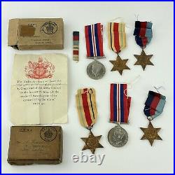 Boxed World War 2 WW2 Boxed Medal Group Royal Army Service Corps J Honour Leeds