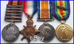 Brilliant Boer War WW1 MiD Officers Casualty Captain Death Plaque Medal Group