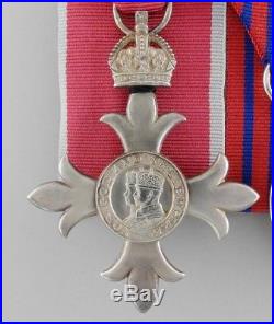 Brilliant WW2 MBE George Medal Civil Gallantry Bomb Squad Police Medal Group