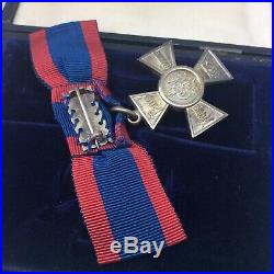 British Royal Red Cross 2nd Class Nurses Award Ww1 Era George V Medal Boxed