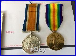 British WW1 Death Plaque + Medal Pair Pte F. C. M. Jones Royal West Kent Reg