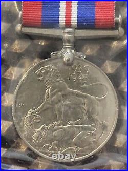 British WW2 1939 1945 War & Star Medals. Full Size