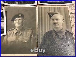 British WW2 Medals, Beret and lots documents/photos to Royal Armoured Corps