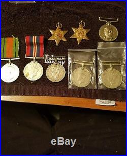 British World War II Medals 1939-1945