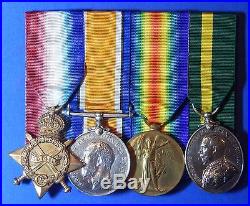 British World War I Medal Group Royal Scots Serjeant Ab0117