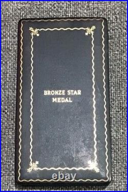 Bronze Star Medal Name Engraved Coffin Box Unresearched Original