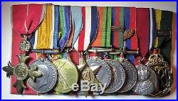 CANADIAN OBE WW 1 & WW 2 LCol LESLIE JOHN PERRY ED RCASC 10 MEDAL GROUP WINNIPEG