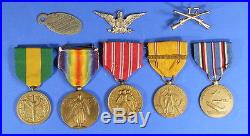 Colonel World War I & II Medal Group Awarded Second Nicaraguan Navy Medal X8027
