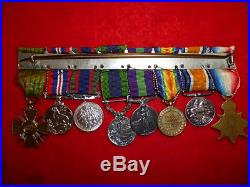 Canadian Miniature Gallantry Medal Group WW1 thru Iraq. Afghanistan and WW2