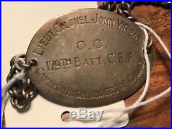 Canadian WW I and WWII War Medals Life of Lt. Col. John Y Reid